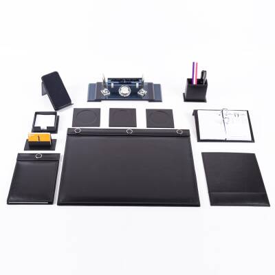 10 Parça Düğmeli Sümen Takımı - Gümüş Elit Kristal İsimlik Lüks Sümen Takımı - 2