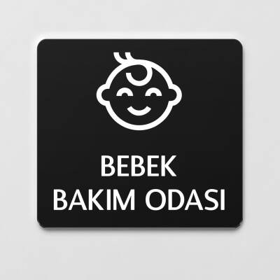 Bebek Bakım Odası Levhası Ofis Yönlendirme Kapı İsimlik Tabela 