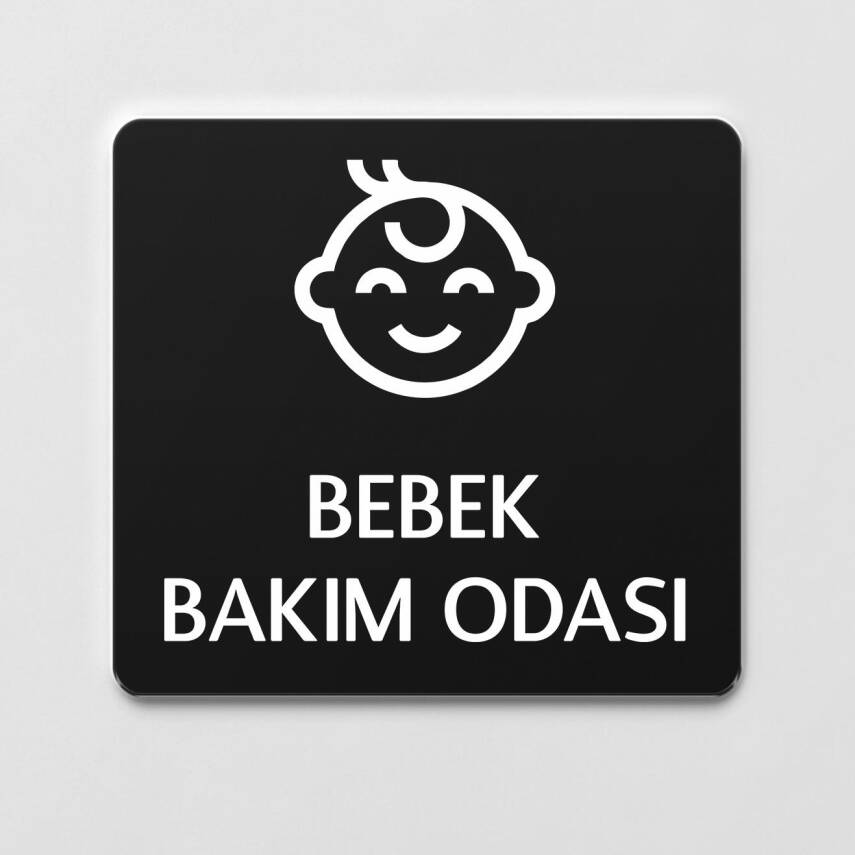 Bebek Bakım Odası Levhası Ofis Yönlendirme Kapı İsimlik Tabela - 1