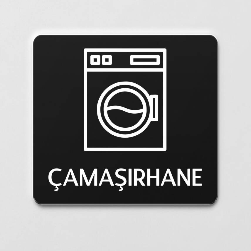 Çamaşırhane Odası Ofis Yönlendirme Kapı İsimlik Tabelası - 1