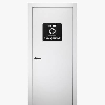 Çamaşırhane Odası Ofis Yönlendirme Kapı İsimlik Tabelası - 2