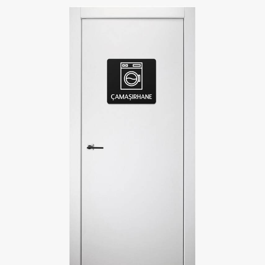 Çamaşırhane Odası Ofis Yönlendirme Kapı İsimlik Tabelası - 2