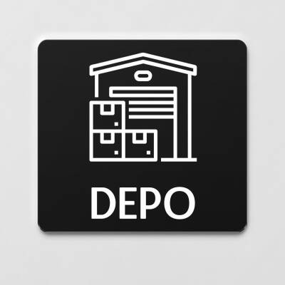 Depo Alanı İsimlik Ofis Yönlendirme Kapı İsimlik Depo Tabelası - Ofistike