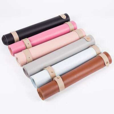 Deri Masa Pedi Ofis ve Ev Masa Matı - Laptop Sümeni ve Geniş Mouse Altlığı Masa Sümen Takımı - Ofistike