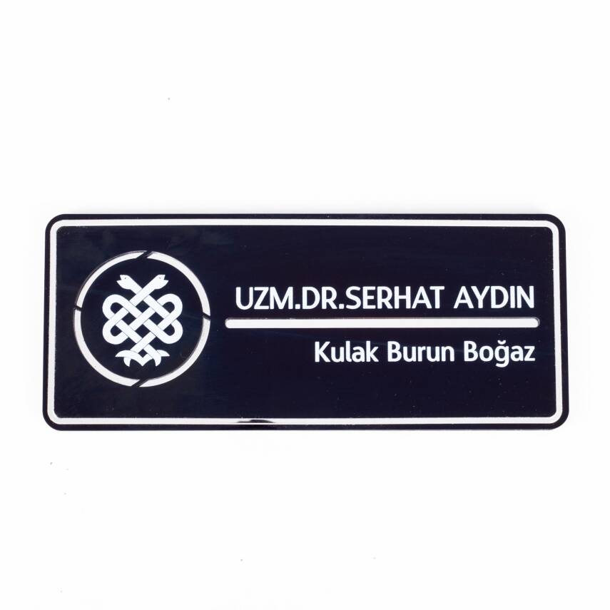 Doktora Özel Kapı İsimlik Tabelası Ofis Yönlendirme Kapı İsimlik Doktor Tabela - 3