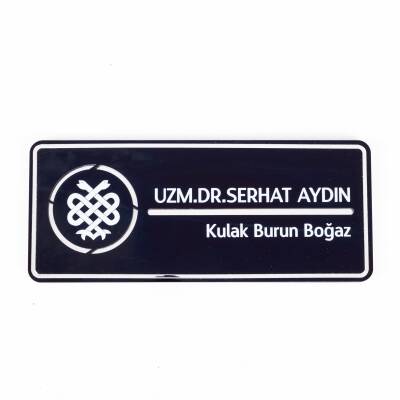 Doktora Özel Kapı İsimlik Tabelası Ofis Yönlendirme Kapı İsimlik Doktor Tabela - 3