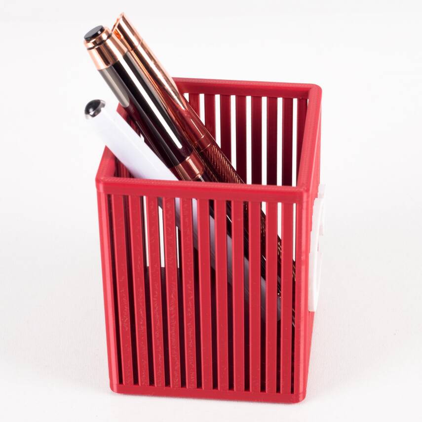 Kırmızı Beyaz 3D Türk Bayrağı Kalemlik Ofis Masa üstü Aksesuar İş yeri Hediyesi - 3