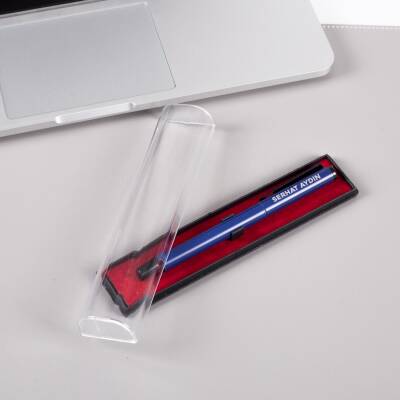 Kişiye ve İsme Özel İsim Yazılı Kutulu Lacivert Tükenmez Kalem - 2