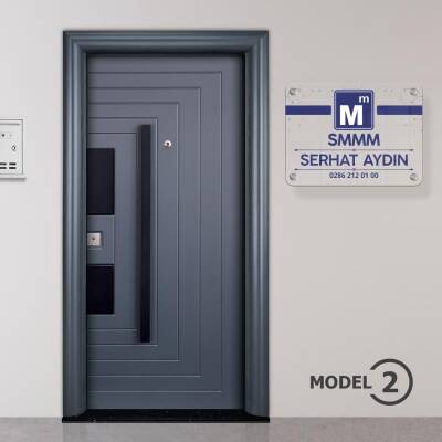 Mali Müşavir Muhasebeci Kapı Giriş Tabelası Büro Ofis Mini Tabela - 3