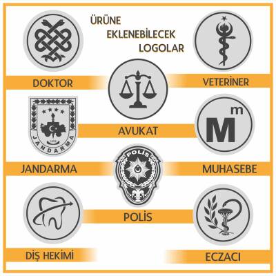 Malta Mesleki Siyah Masa Seti Ofis Hediye Kalemlik Masa İsimliği - 3