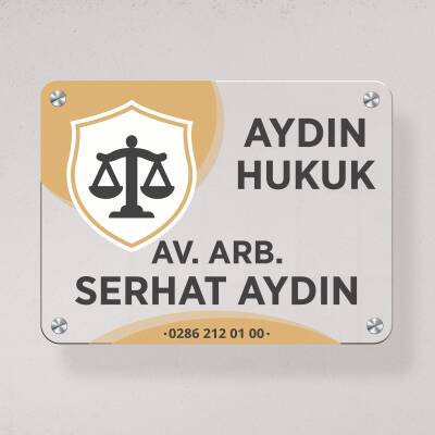 Mesleklere Özel 48x39 Mini Kapı Tabelası Büro Tabela Şirket Tabelası Plaza Ofis Tabelası Ekonomik - 4