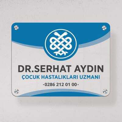 Mesleklere Özel 48x39 Mini Kapı Tabelası Büro Tabela Şirket Tabelası Plaza Ofis Tabelası Ekonomik - 5