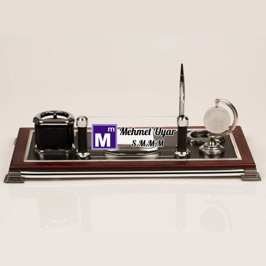 Muhasebecilere Özel Masa Üstü İsimlik Seti - Venedik - 1