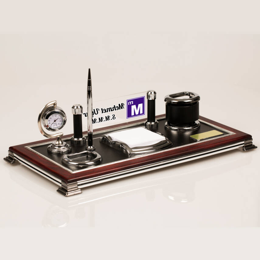 Muhasebecilere Özel Masa Üstü İsimlik Seti - Venedik - 2