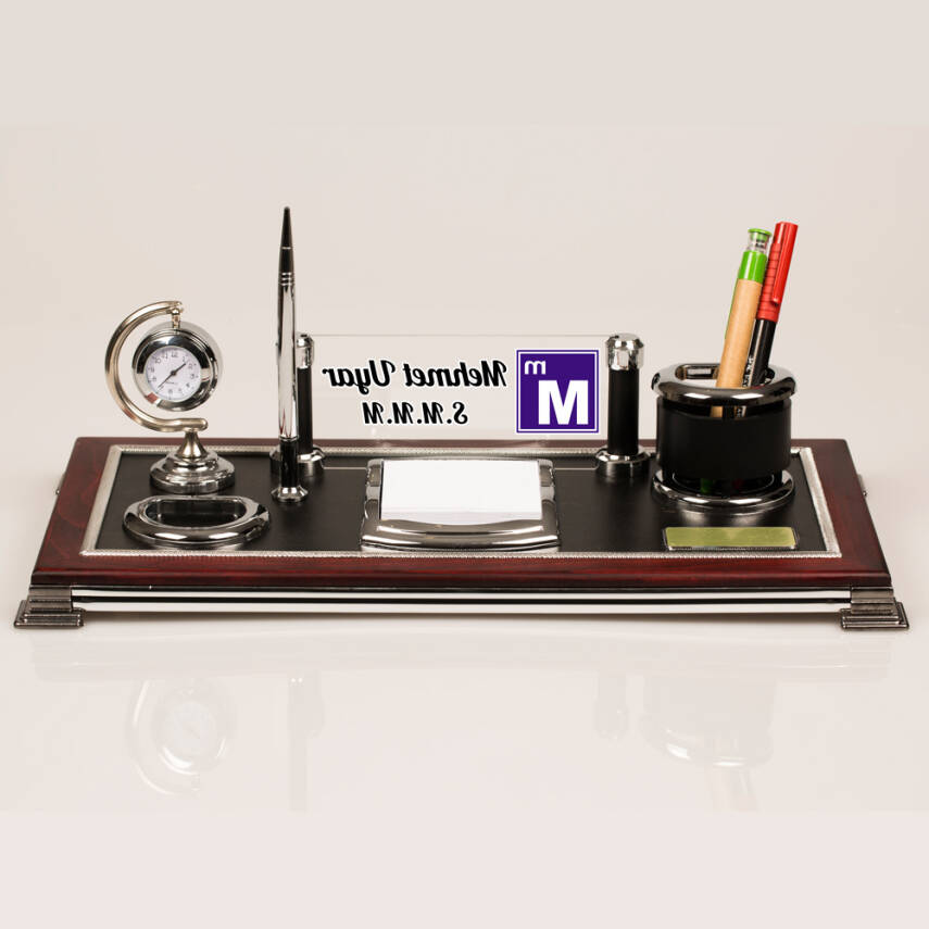 Muhasebecilere Özel Masa Üstü İsimlik Seti - Venedik - 3