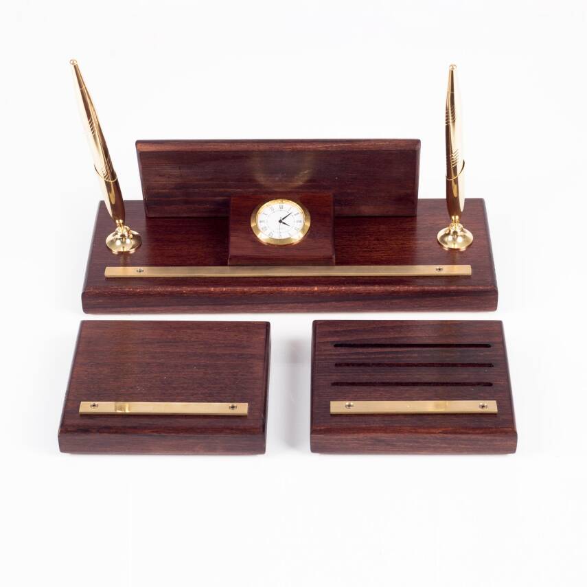 Premium Maun Masa İsimliği Avukat Hakim Savcı Masa üstü İsimlik Pirinç Masif 3 Parça Terazi Heykeli - 5