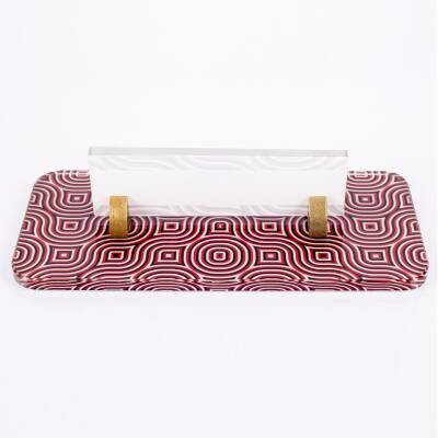 Retro Desenli Kristal Masa İsimliği Ofis İsimlik Ofis Hediye Masa Üstü Cam Masalık İsimlik - 4