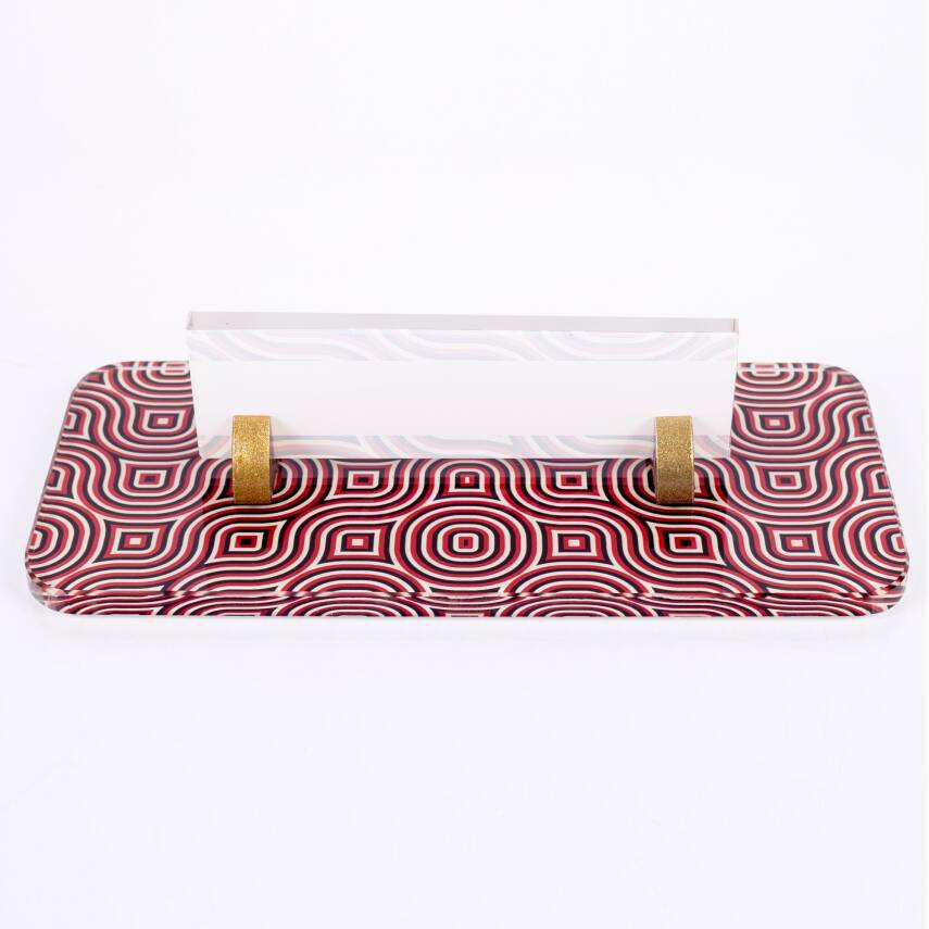 Retro Desenli Kristal Masa İsimliği Ofis İsimlik Ofis Hediye Masa Üstü Cam Masalık İsimlik - 4